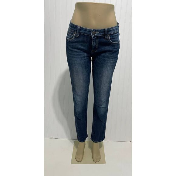Kut From The Kloth Catherine Boyfriend‎ Jeans Mid Rise Dark Wash Size 6 Women's - Picture 16 of 16